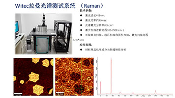 Witec拉曼光谱测试系统  （Raman）